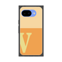 プレミアムスクエアケース［ オリジナル - initial two tone - V orange ］