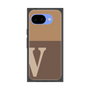 プレミアムスクエアケース［ オリジナル - initial two tone - V brown ］
