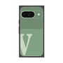 プレミアムスクエアケース［ オリジナル - initial two tone - V green ］