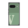 プレミアムスクエアケース［ オリジナル - initial two tone - V green ］