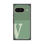 プレミアムスクエアケース［ オリジナル - initial two tone - V green ］