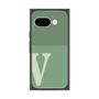プレミアムスクエアケース［ オリジナル - initial two tone - V green ］