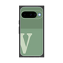 プレミアムスクエアケース［ オリジナル - initial two tone - V green ］
