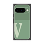 プレミアムスクエアケース［ オリジナル - initial two tone - V green ］