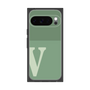 プレミアムスクエアケース［ オリジナル - initial two tone - V green ］