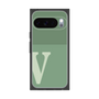 プレミアムスクエアケース［ オリジナル - initial two tone - V green ］