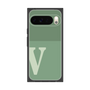 プレミアムスクエアケース［ オリジナル - initial two tone - V green ］