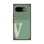 プレミアムスクエアケース［ オリジナル - initial two tone - V green ］