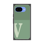 プレミアムスクエアケース［ オリジナル - initial two tone - V green ］