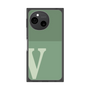 プレミアムスクエアケース［ オリジナル - initial two tone - V green ］