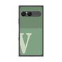 プレミアムスクエアケース［ オリジナル - initial two tone - V green ］