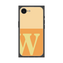 プレミアムスクエアケース［ オリジナル - initial two tone - W orange ］