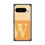 プレミアムスクエアケース［ オリジナル - initial two tone - W orange ］