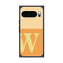 プレミアムスクエアケース［ オリジナル - initial two tone - W orange ］