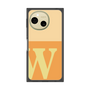 プレミアムスクエアケース［ オリジナル - initial two tone - W orange ］