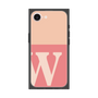 プレミアムスクエアケース［ オリジナル - initial two tone - W pink ］