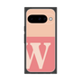 プレミアムスクエアケース［ オリジナル - initial two tone - W pink ］