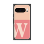 プレミアムスクエアケース［ オリジナル - initial two tone - W pink ］