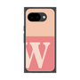 プレミアムスクエアケース［ オリジナル - initial two tone - W pink ］