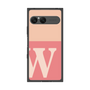 プレミアムスクエアケース［ オリジナル - initial two tone - W pink ］