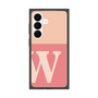 プレミアムスクエアケース［ オリジナル - initial two tone - W pink ］