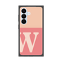 プレミアムスクエアケース［ オリジナル - initial two tone - W pink ］