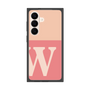プレミアムスクエアケース［ オリジナル - initial two tone - W pink ］