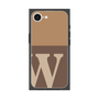 プレミアムスクエアケース［ オリジナル - initial two tone - W brown ］
