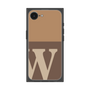 プレミアムスクエアケース［ オリジナル - initial two tone - W brown ］