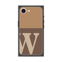 プレミアムスクエアケース［ オリジナル - initial two tone - W brown ］