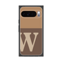 プレミアムスクエアケース［ オリジナル - initial two tone - W brown ］
