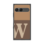プレミアムスクエアケース［ オリジナル - initial two tone - W brown ］