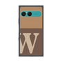 プレミアムスクエアケース［ オリジナル - initial two tone - W brown ］