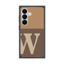 プレミアムスクエアケース［ オリジナル - initial two tone - W brown ］