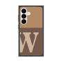 プレミアムスクエアケース［ オリジナル - initial two tone - W brown ］