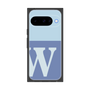 プレミアムスクエアケース［ オリジナル - initial two tone - W blue ］