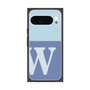 プレミアムスクエアケース［ オリジナル - initial two tone - W blue ］
