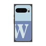 プレミアムスクエアケース［ オリジナル - initial two tone - W blue ］