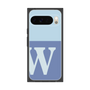 プレミアムスクエアケース［ オリジナル - initial two tone - W blue ］