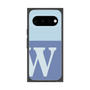 プレミアムスクエアケース［ オリジナル - initial two tone - W blue ］
