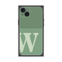プレミアムスクエアケース［ オリジナル - initial two tone - W green ］