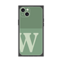 プレミアムスクエアケース［ オリジナル - initial two tone - W green ］
