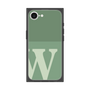 プレミアムスクエアケース［ オリジナル - initial two tone - W green ］