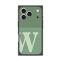 プレミアムスクエアケース［ オリジナル - initial two tone - W green ］