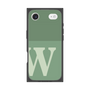 プレミアムスクエアケース［ オリジナル - initial two tone - W green ］