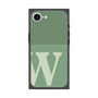 プレミアムスクエアケース［ オリジナル - initial two tone - W green ］