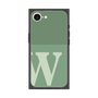 プレミアムスクエアケース［ オリジナル - initial two tone - W green ］