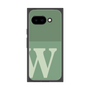 プレミアムスクエアケース［ オリジナル - initial two tone - W green ］