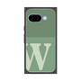 プレミアムスクエアケース［ オリジナル - initial two tone - W green ］