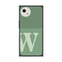 プレミアムスクエアケース［ オリジナル - initial two tone - W green ］